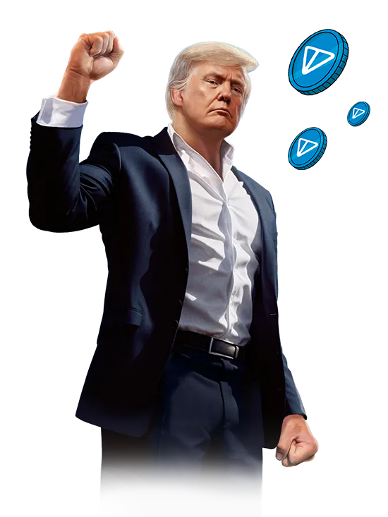 Trump with Fist in Air